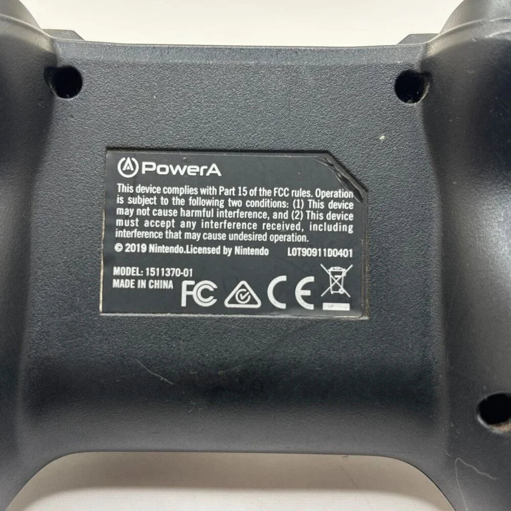 OEM Black PowerA Nintendo Switch, SW Enhanced Controller 1511370-01